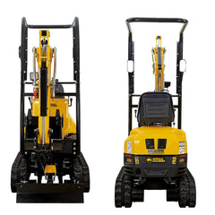 1 Ton Retractable Track Mini Hydraulic Excavator