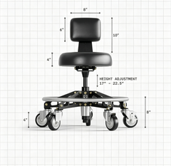 Dual-Height Professional Shop Seating Bundle