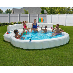 Oversized Inflatable Pool Lounge with Air Pump