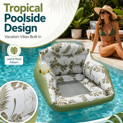 🛋️ 3-in-1 Inflatable Pool Lounge Chair