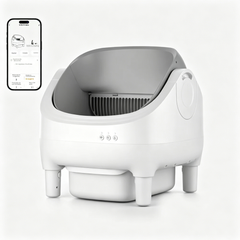 Hands-Free Open Style Self Cleaning Cat Litter Box