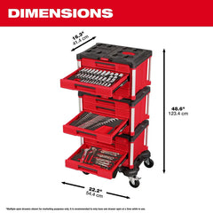 366-Pcs Mechanics Tool Set with Drawers & Dolly