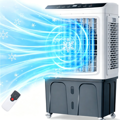 3-in-1 Portable Air Cooler with Ice Mode – Cools 800 sq ft