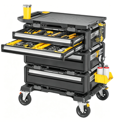 30 Inch 5-In-1 Modular Workstation Storage Tower