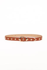 Dallas Studded Belt - Tan