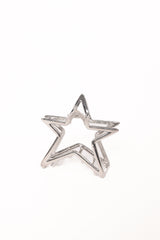 Danica Star Hair Clip - Silver