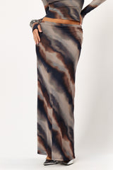 Beverly Maxi Skirt - Dusk Print