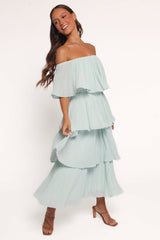 Caecilia Strapless Maxi Dress - Mint