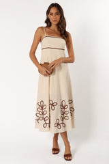 Charlotte Maxi Dress - Beige