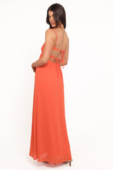 Dominica Maxi Dress - Peach