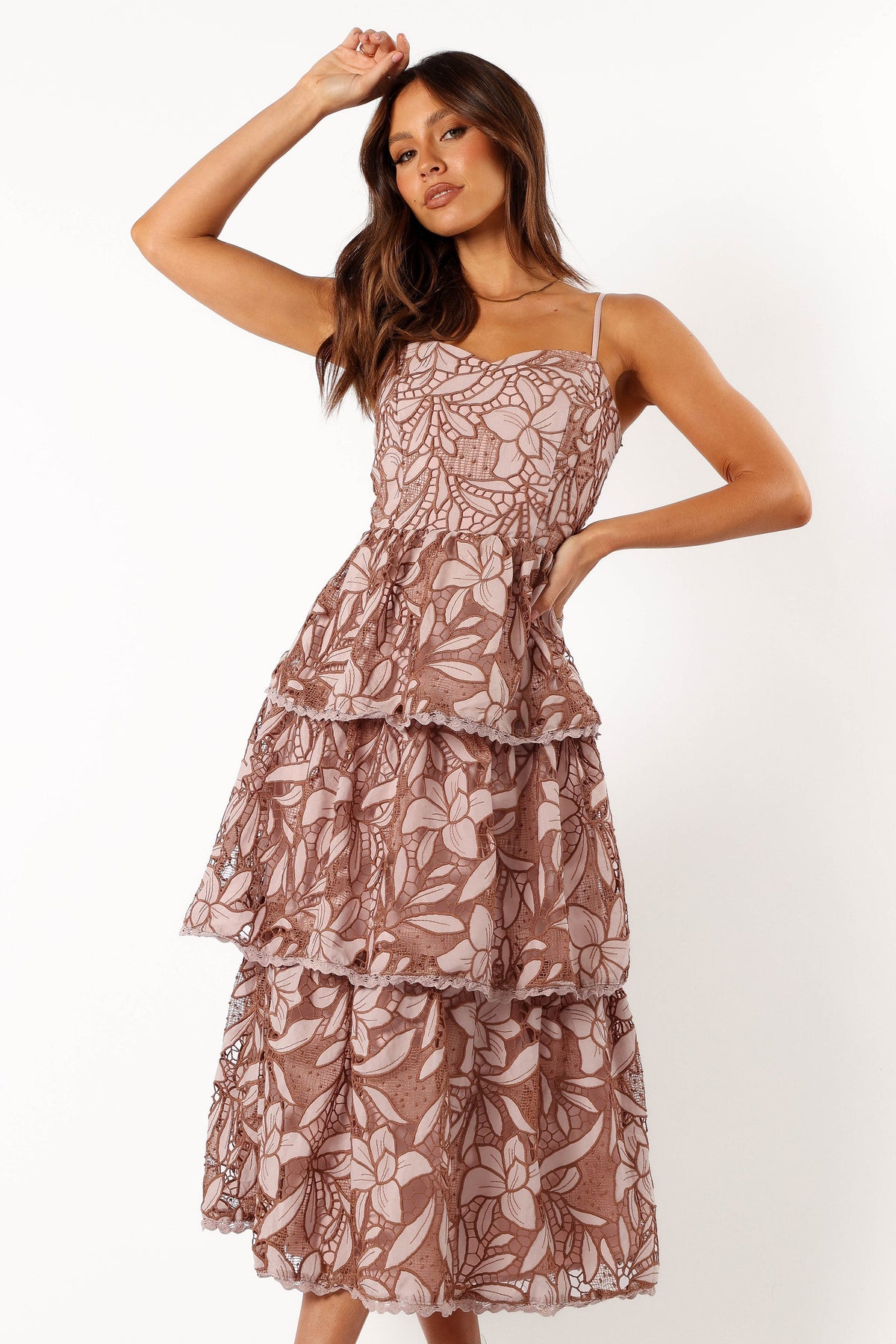 Duala Midi Dress - Blush