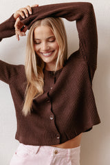 Charmer Cardigan - Brown