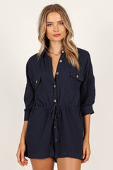 Arya Playsuit - Navy