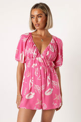 Dearlove Playsuit - Pink Shell