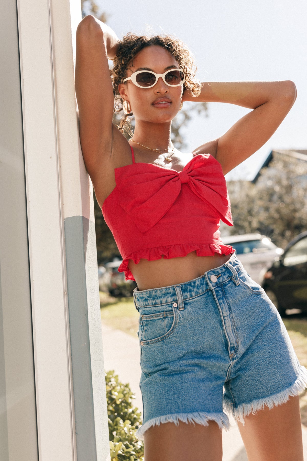 Bambi Top - Red