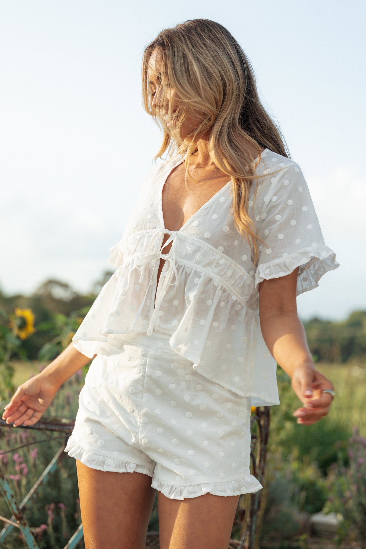 Carlen Top - White