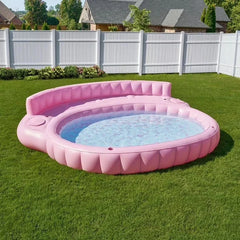 Oversized Inflatable Pool Lounge with Air Pump
